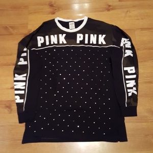Victoria's Secret Pink camo bling tee